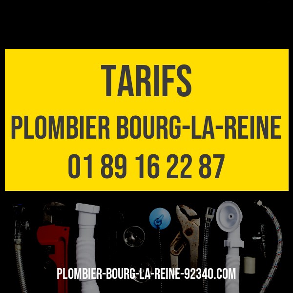 tarif plombier Bourg-la-Reine